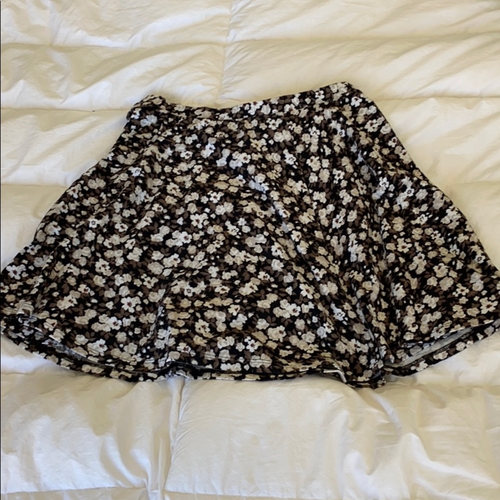 PacSun Floral Skater Skirt